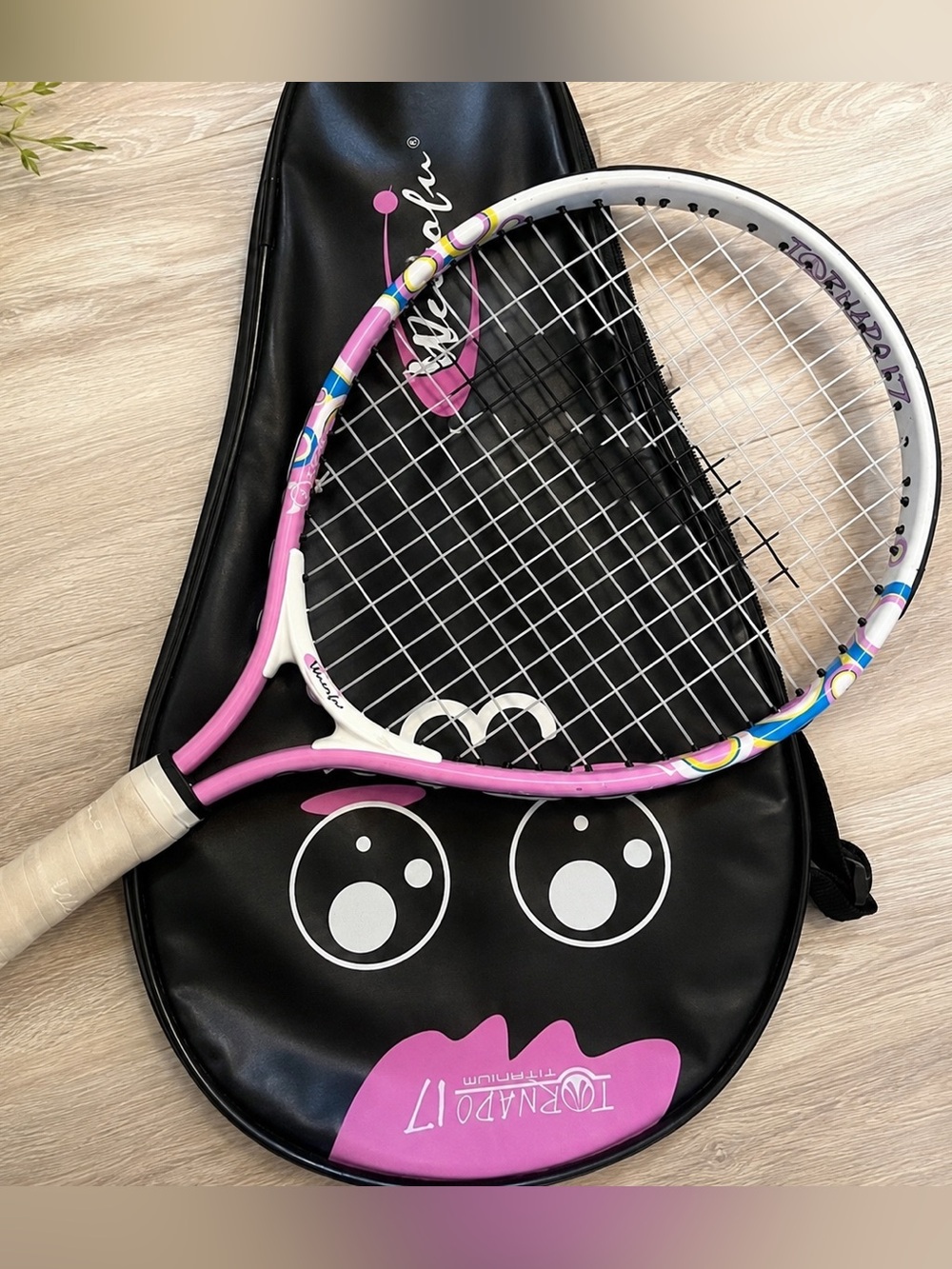 Toddler Tennis Racket - Pink and White